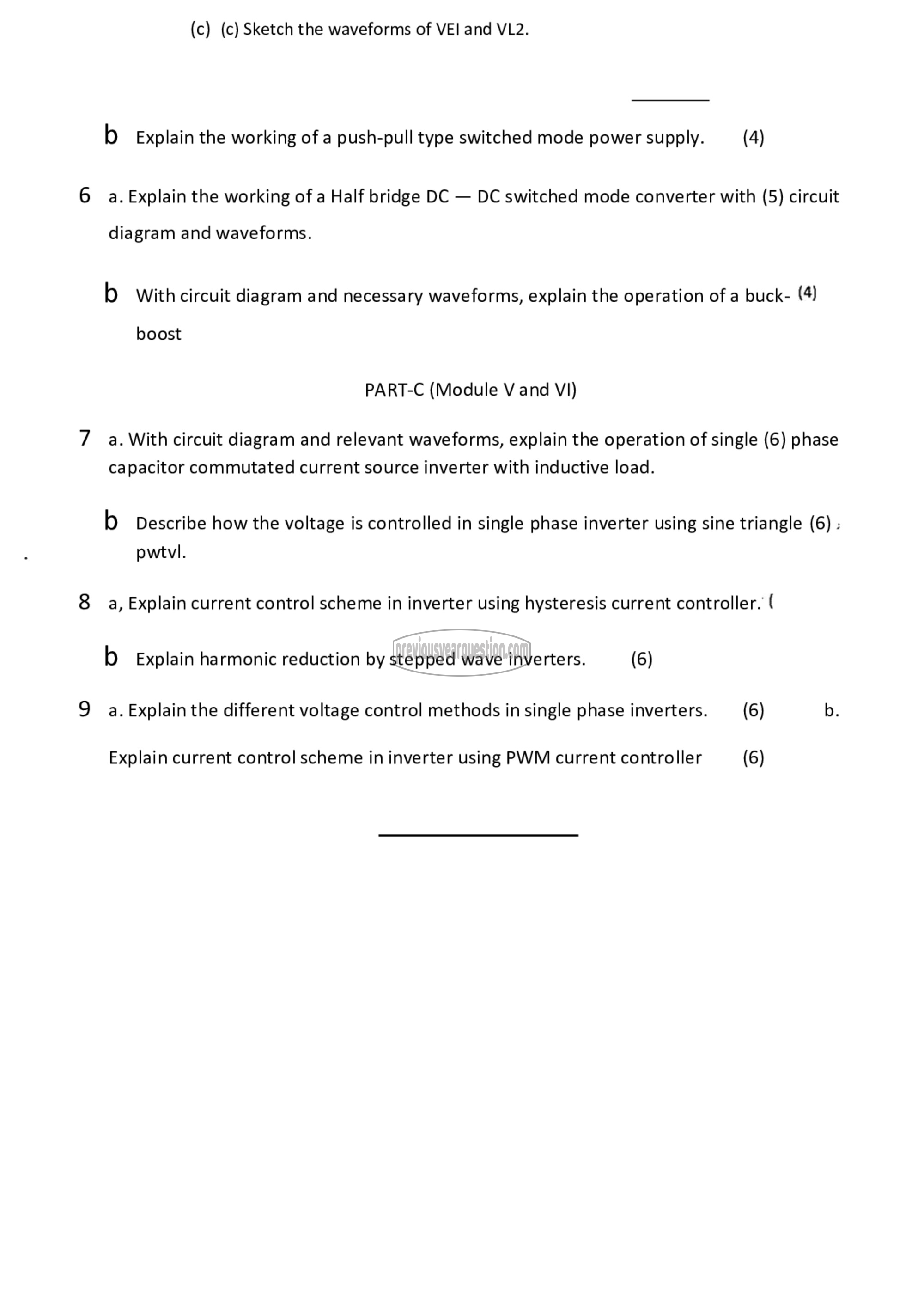 Question Paper - Power Electronic Circuits-2