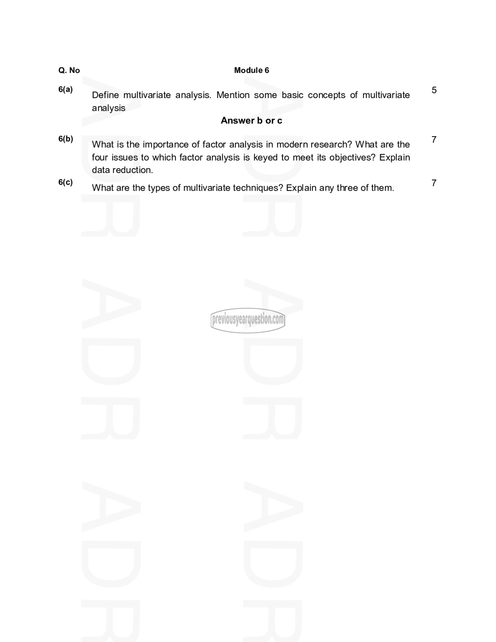 Question Paper - Managerial Statistics-4
