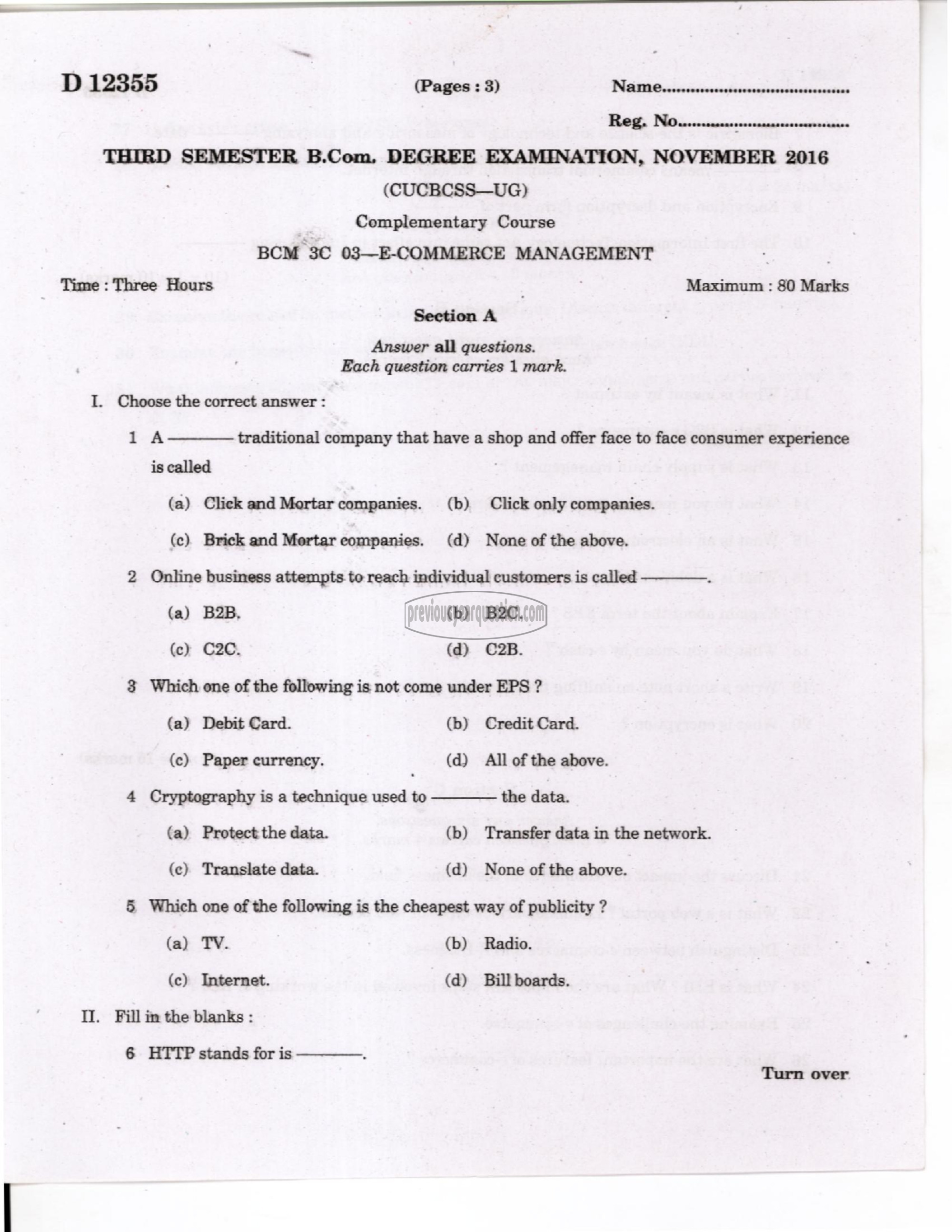 Question Paper - Human Resource Management-1