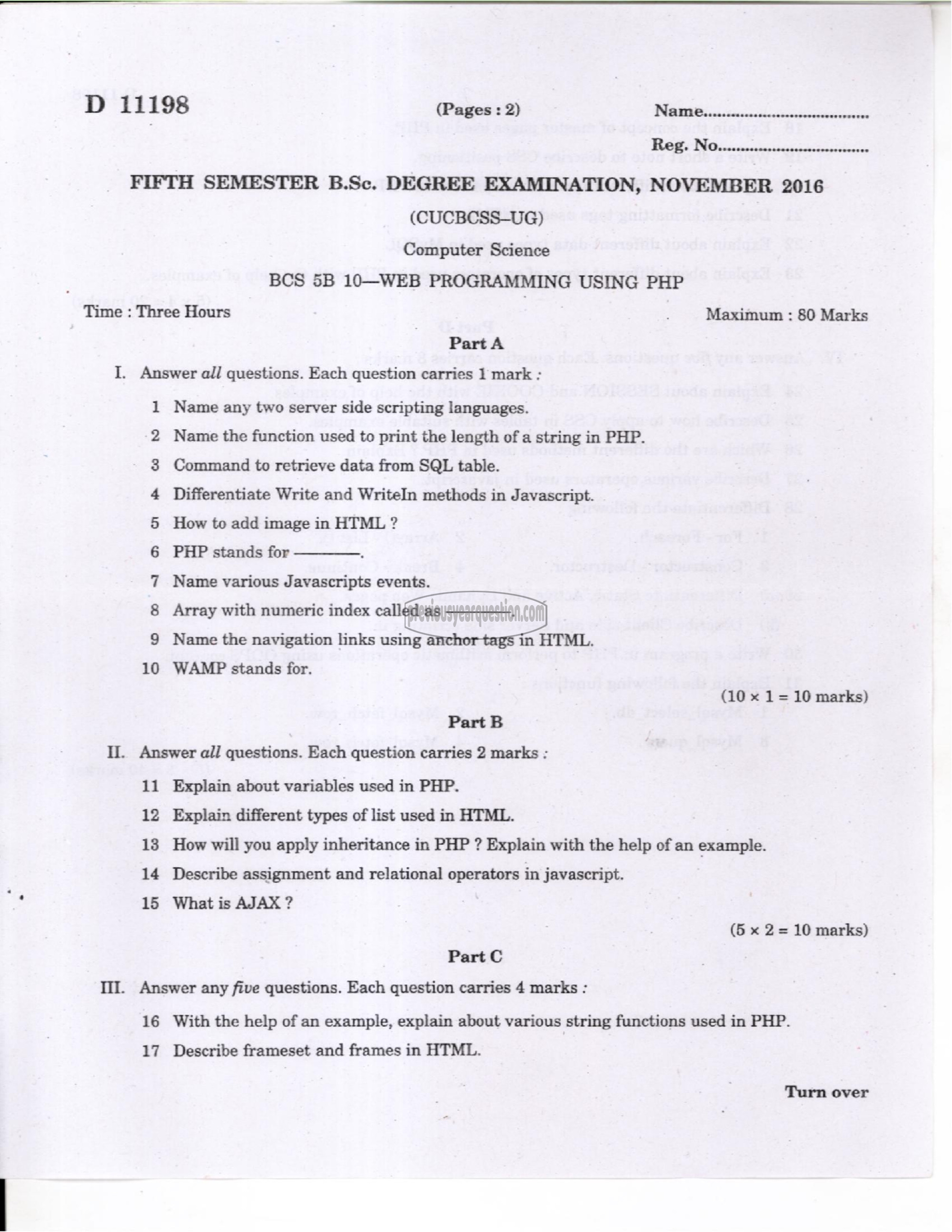 Question Paper - Principles of Software Engineering-1