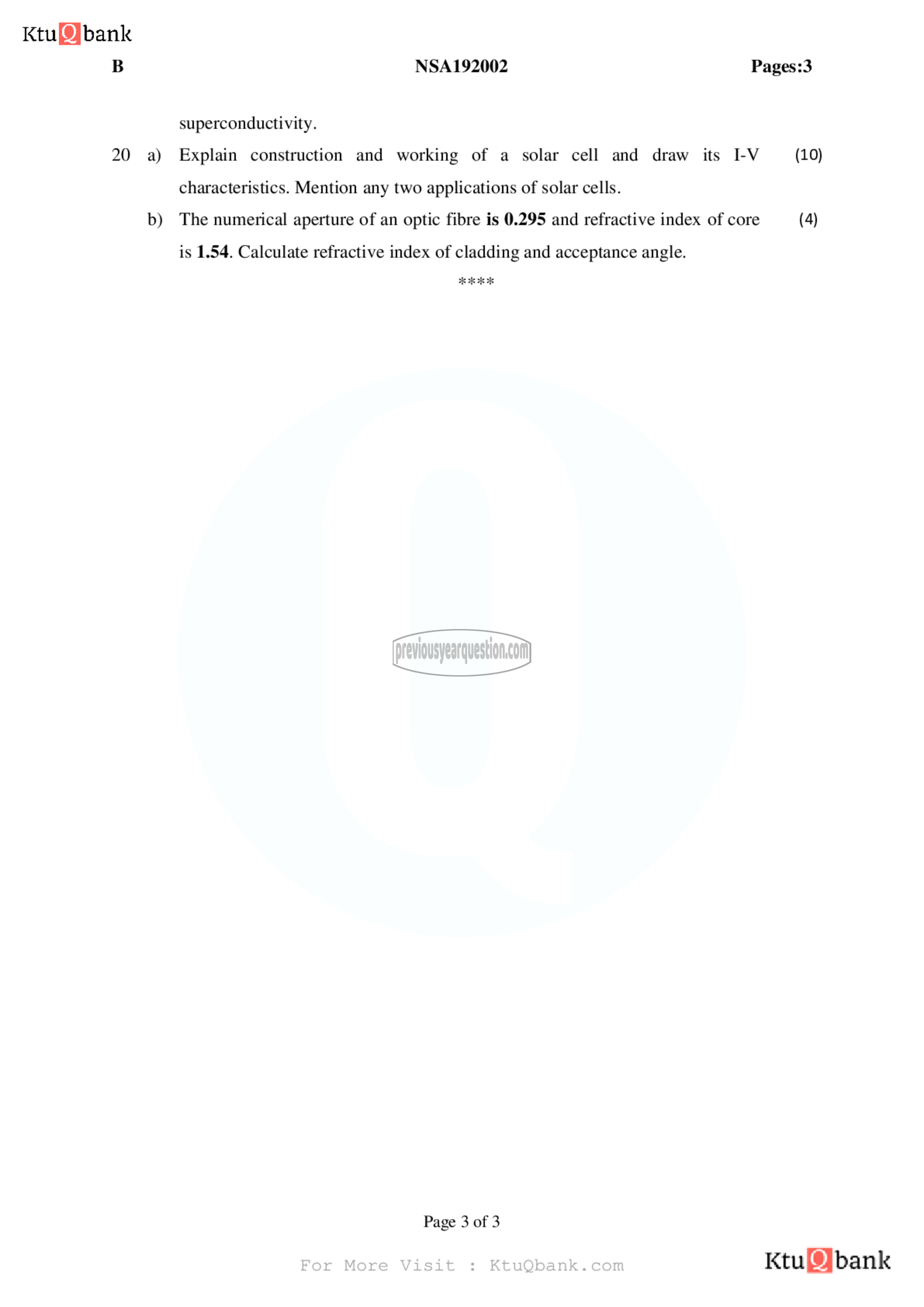 Question Paper - ENGINEERING PHYSICSA-3